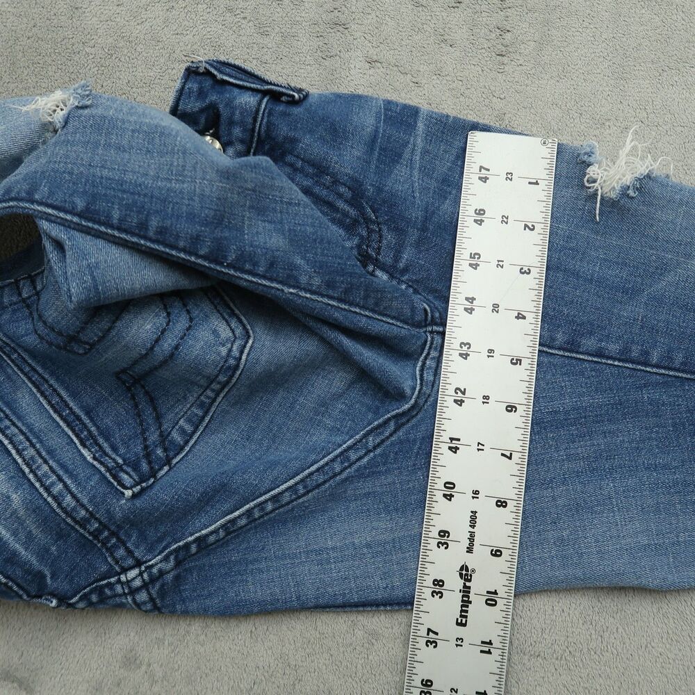 VIGOSS Studio Jeans Women's 3/4 Low-Rise Thompson Skinny 29" Inseam Distressed - Picture 6 of 16